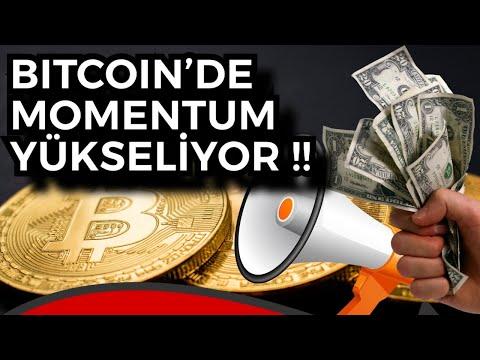 BITCOIN’DE MOMENTUM YÜKSELİYOR?