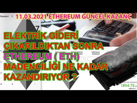 MART 2021 ETHEREUM GÜNCEL KAZANÇ