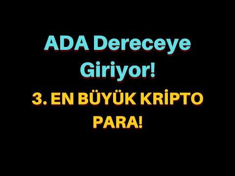 ADA Dereceye Giriyor (3. En Büyük Kripto Para Birimi İçin Akıllı Sözleşmeler)