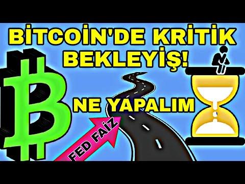 BİTCOİN’DE KRİTİK BEKLEYİŞ! OYUN PLANI! FED FAİZ! BİTCOİN ANALİZ!