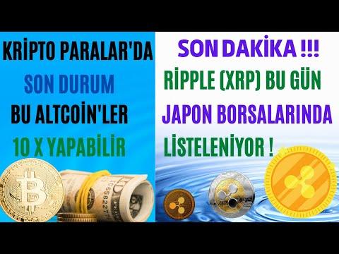 SON DAKİKA !#RİPPLE(XRP) BUGÜN JAPON BORSALARINDA LİSTELENİYOR DİKKAT !#BİTCOİN’DE SON DURUM !#2021