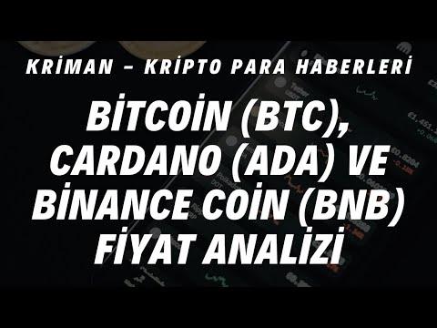 Bitcoin BTC, Cardano ADA ve Binance Coin BNB Fiyat Analizi / Kripto Para Haberleri