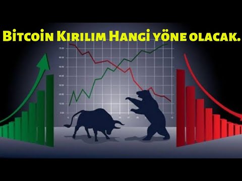 BİTCOİN DE GRAFİKTE SIKIŞMA DEVAM EDİYOR. KIRILIM HANGİ YÖNE OLACAK.