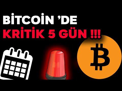 BİTCOİN ‘DE KRİTİK 5 GÜN! – Bitcoin Analiz