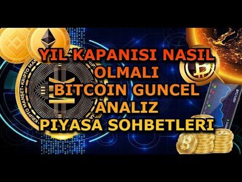 YIL KAPANISI NASIL OLMALI / BITCOIN GUNCEL ANALIZ / PIYASA SOHBETLERI