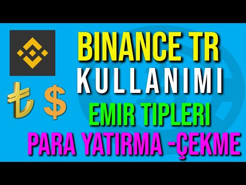 Binance Türkiye (TRBİNANCE) Kullanım Rehberi