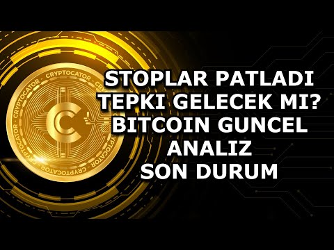 STOPLAR PATLADI / TEPKI GELECEK MI? / BITCOIN GUNCEL ANALIZ / SON DURUM