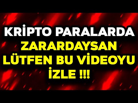 BİTCOİN VE ALTCOİN ‘DE ZARAR ETTİYSEN LÜTFEN BU VİDEOYU İZLE❗️- Bitcoin Analiz