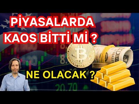 PİYASALARDA KAOS BİTTİ Mİ? #bitcoin #altın #borsa #nasdaq